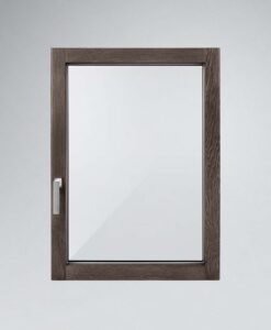 Finestra in legno e legno/alluminio dal design minimale
